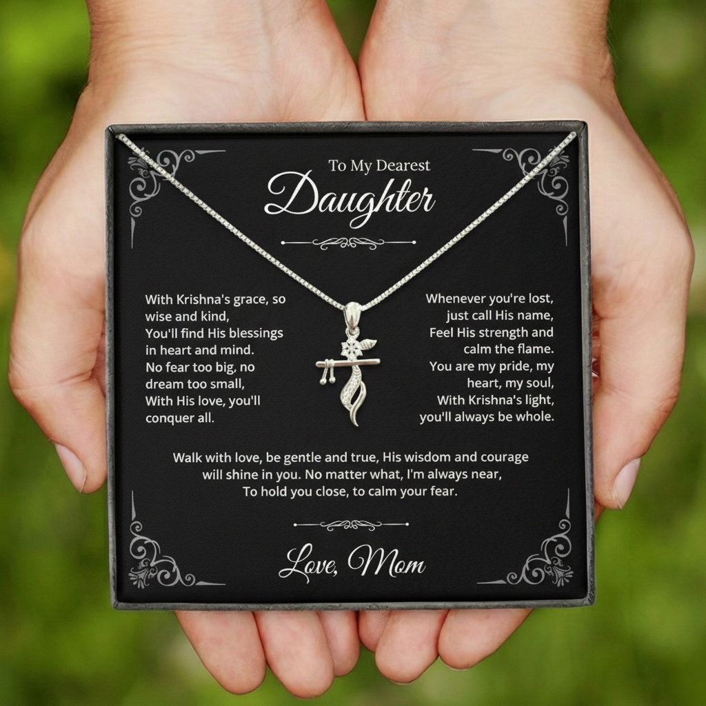 To My Daughter – Shri Krishna Pendant | With Love & Blessings from Mom