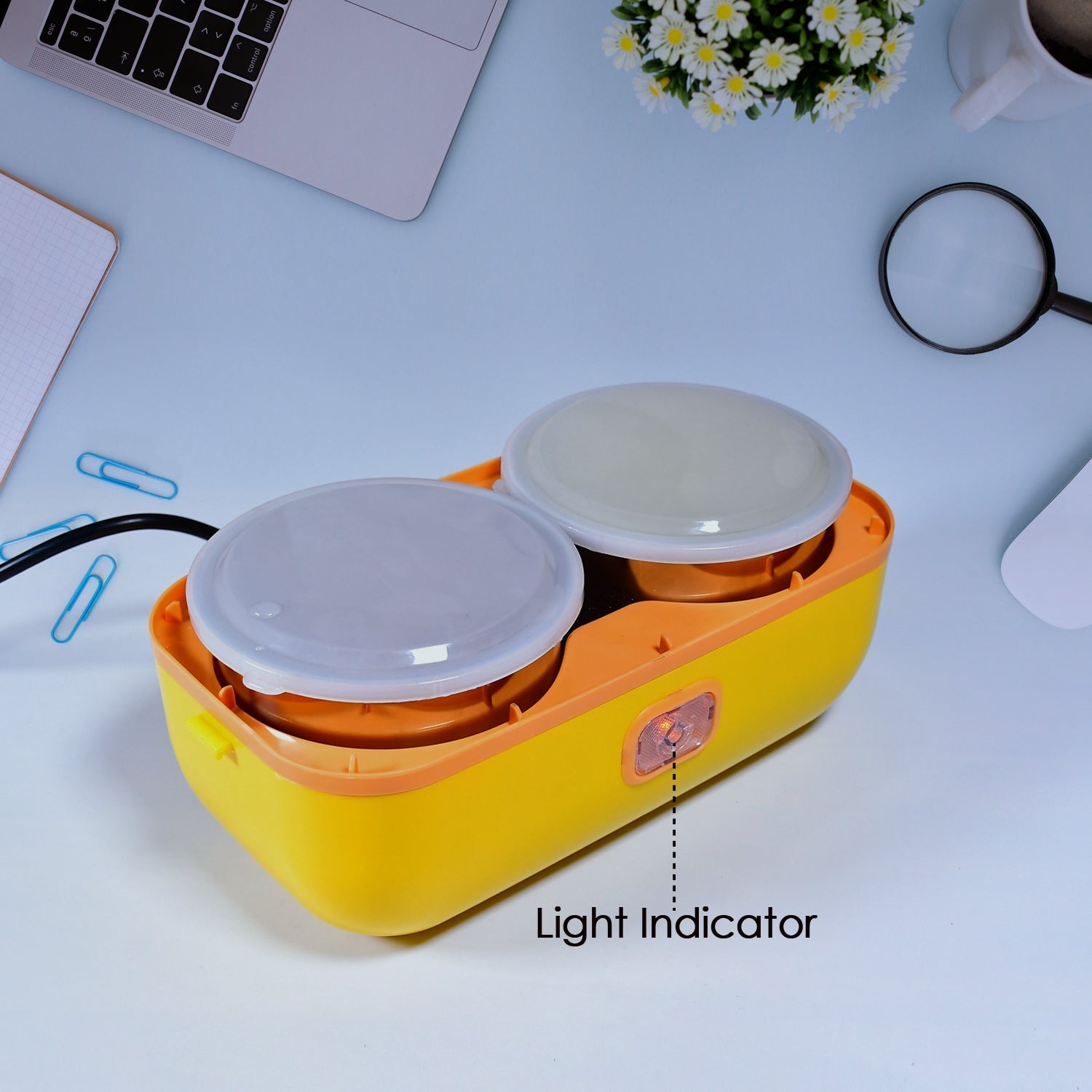 Electric lunch warmer with one compartment