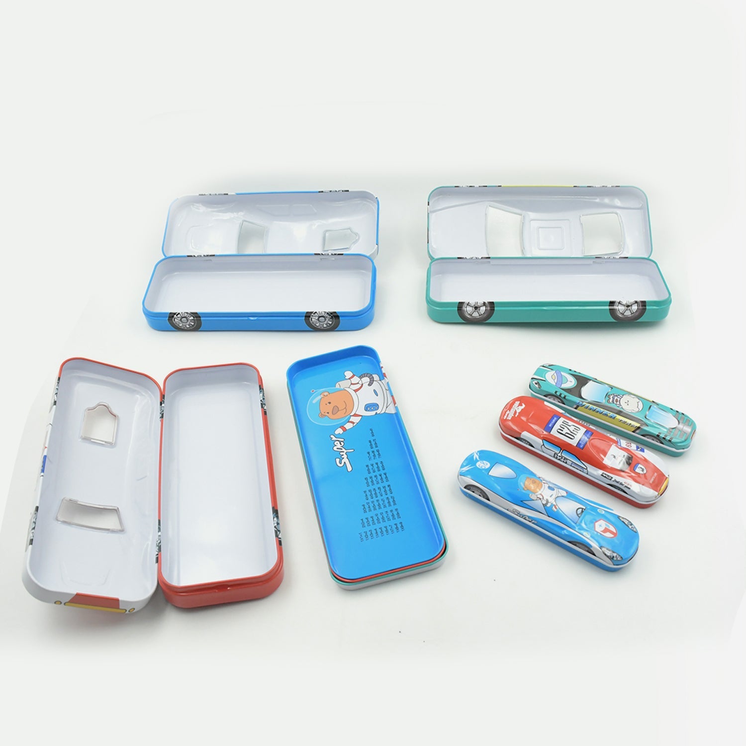 Pencil case for kids in car shape