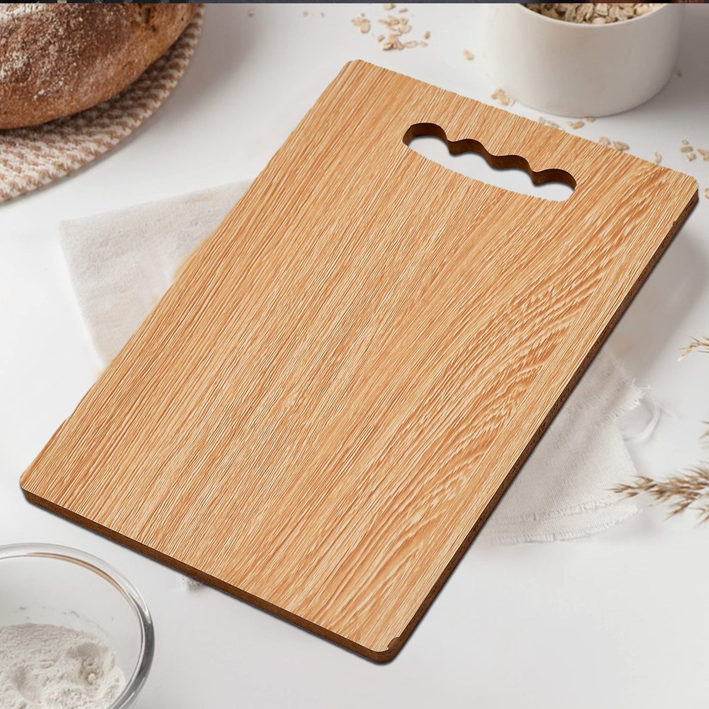 Vegetable cutting board in wood