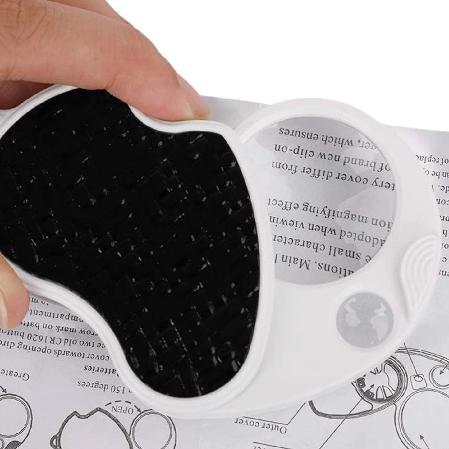 Double-Magnification Led Magnifiers with Light (1 Pc / Small)