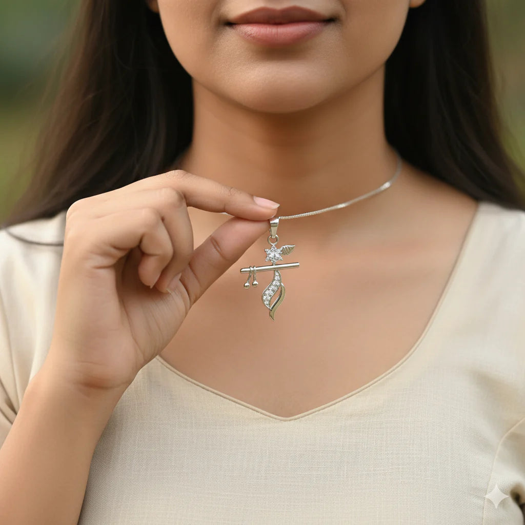 To My Dear Daughter – Beautiful Eternal Blessings Shri Krishna Pendant