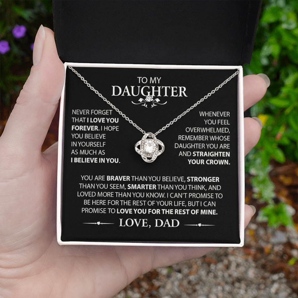 Infinite Bond – Love Knot Necklace | Forever Woven in Love & Heart