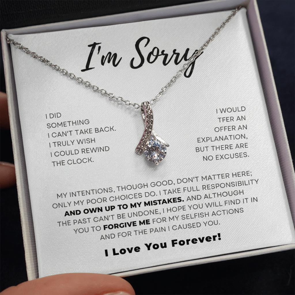 Apology Gift For Her - I Take Full Responsibility - Alluring Beauty Necklace