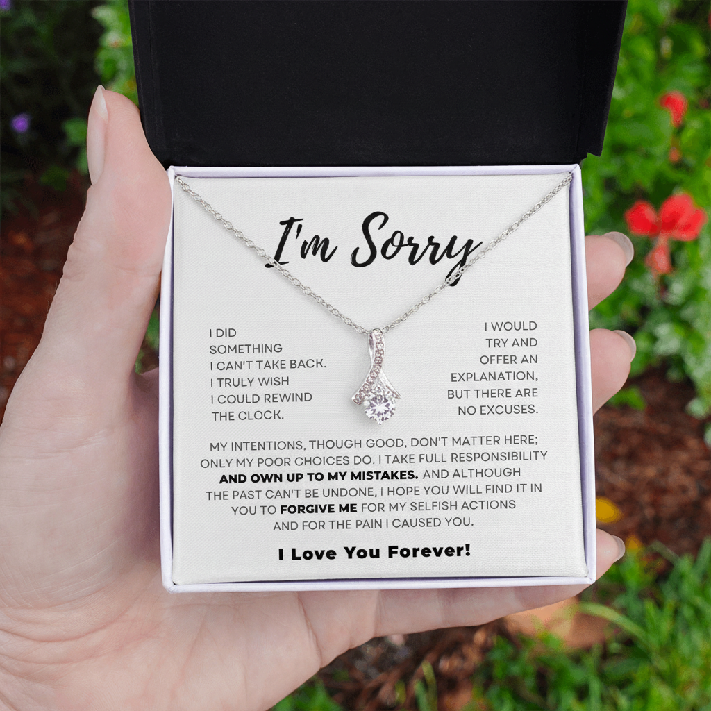 Apology Gift For Her - I Take Full Responsibility - Alluring Beauty Necklace
