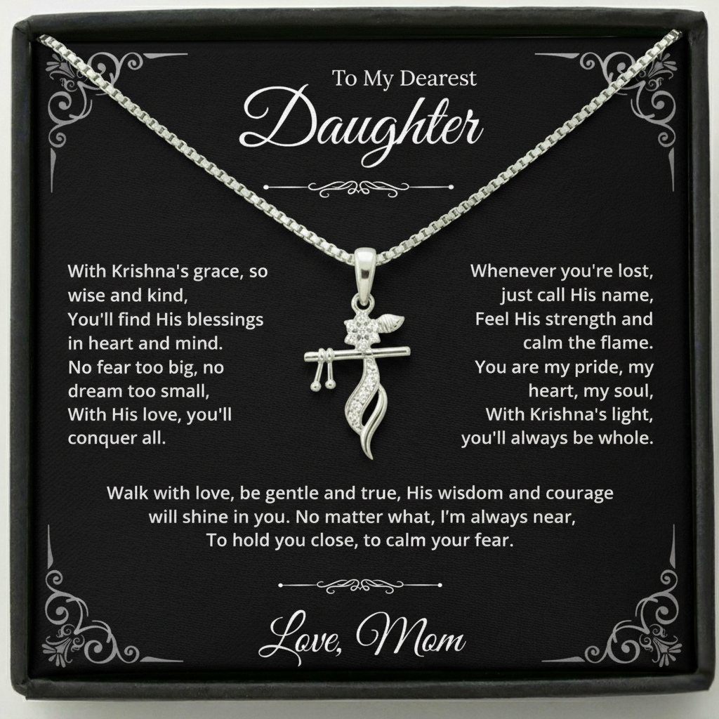 To My Daughter – Shri Krishna Pendant | With Love & Blessings from Mom