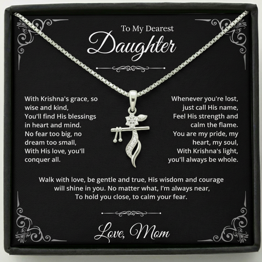 To My Daughter – Shri Krishna Pendant | With Love & Blessings from Mom