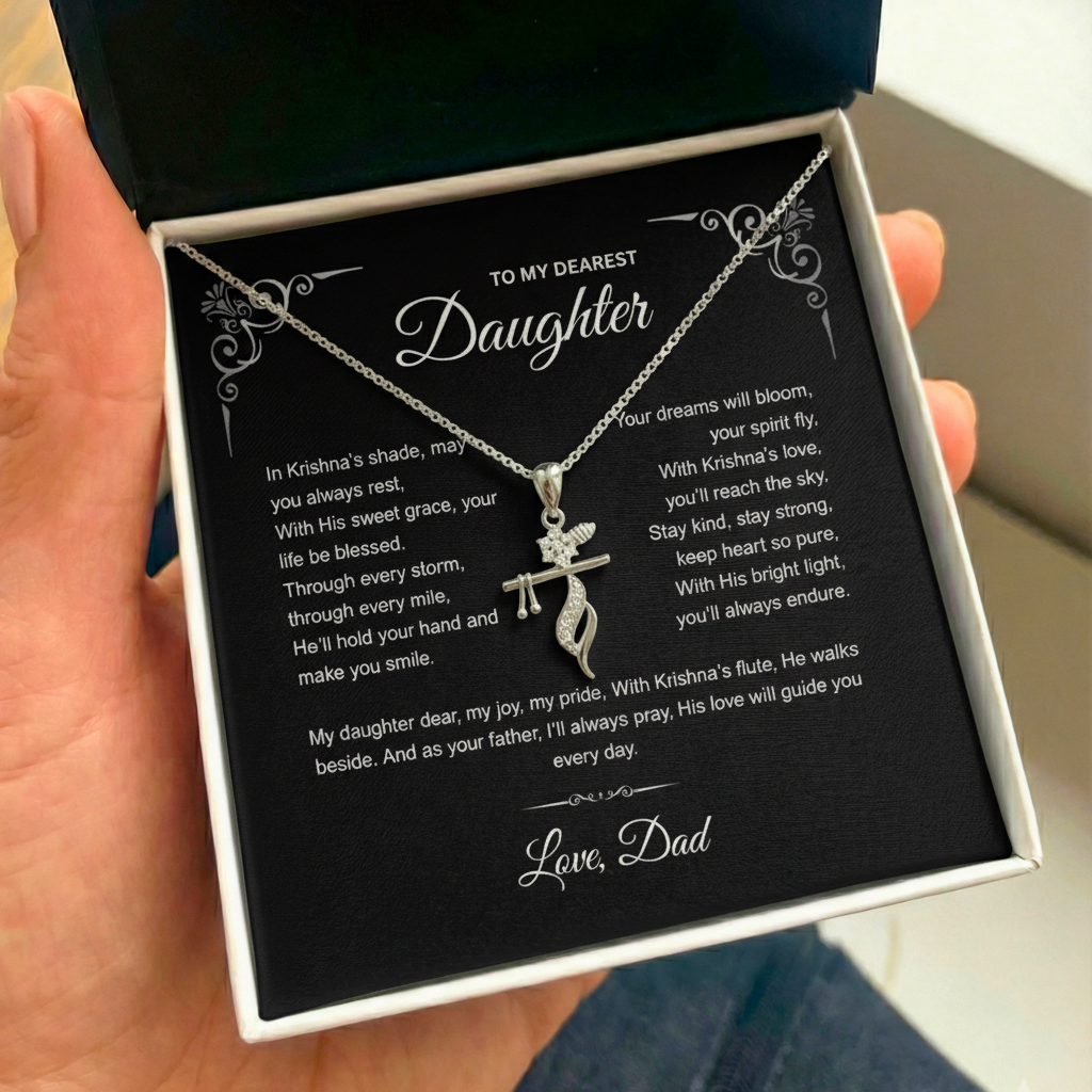 To My Daughter – Shri Krishna Pendant | With Love & Blessings from Dad
