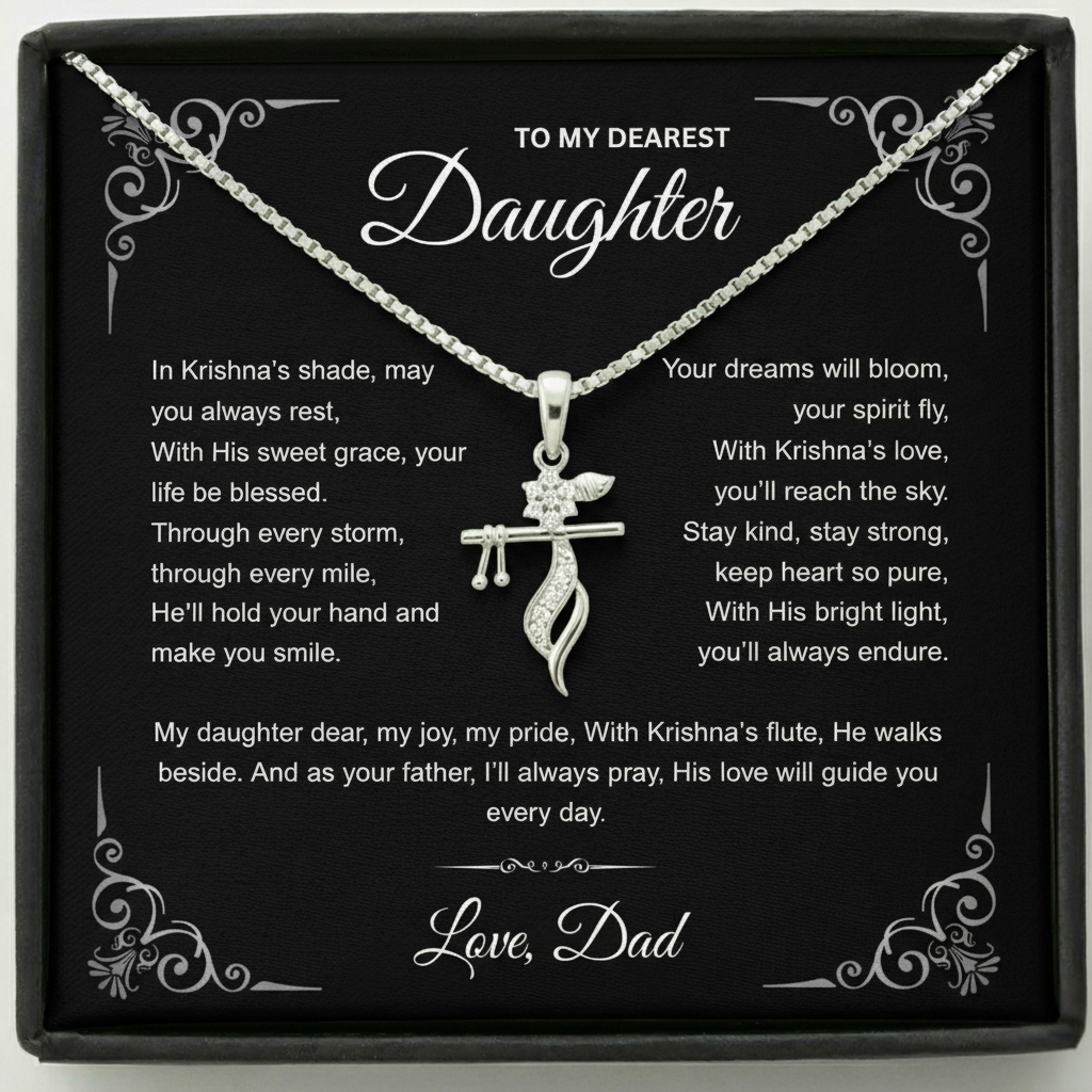 To My Daughter – Shri Krishna Pendant | With Love & Blessings from Dad