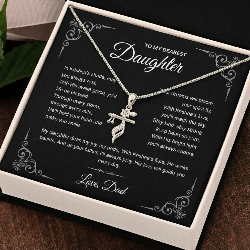 To My Daughter – Shri Krishna Pendant | With Love & Blessings from Dad