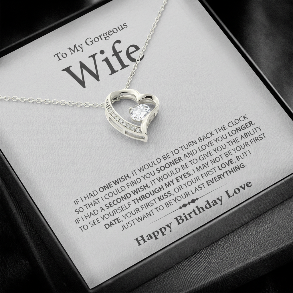 Best Birthday Gift for Wife – Forever Love Necklace | A Timeless Symbol of Love