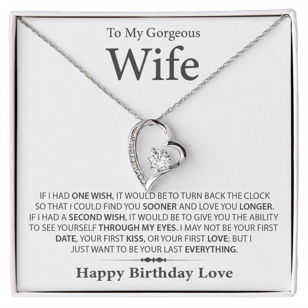 Best Birthday Gift for Wife – Forever Love Necklace | A Timeless Symbol of Love