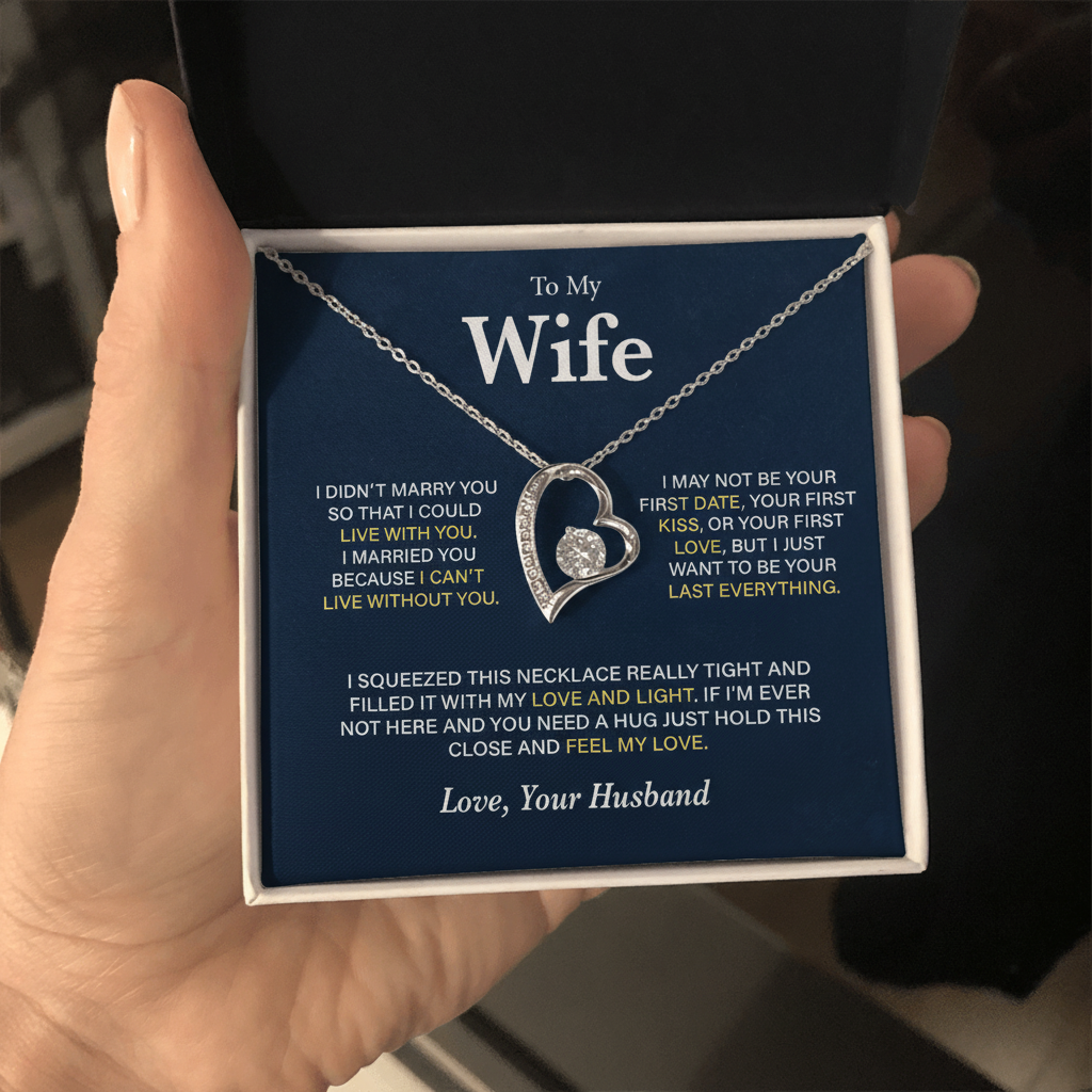 Luxurious Gift for Wife – Forever Love Necklace | A Timeless Expression of Love