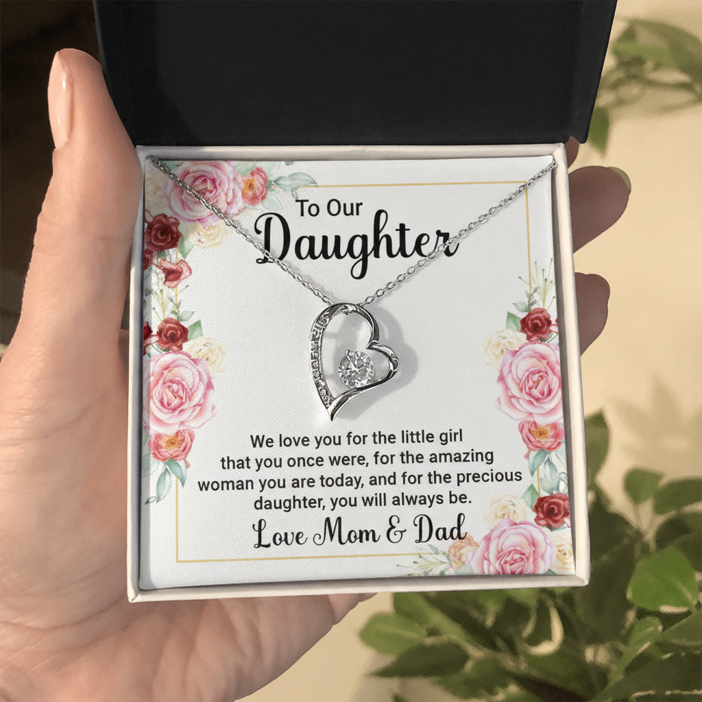 Precious Daughter’s Keepsake – Forever Love Necklace | A Timeless Gift of Love