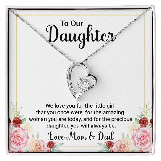 Precious Daughter’s Keepsake – Forever Love Necklace | A Timeless Gift of Love