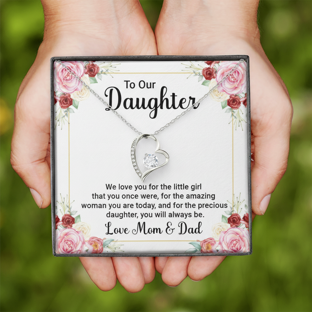 Precious Daughter’s Keepsake – Forever Love Necklace | A Timeless Gift of Love