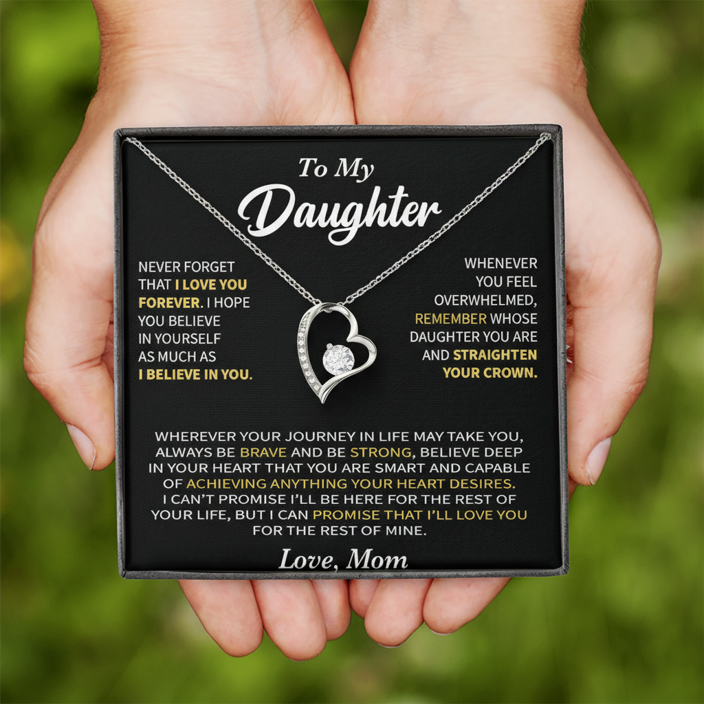 Unbreakable Ties – To My Daughter | Forever Love Necklace from Mom