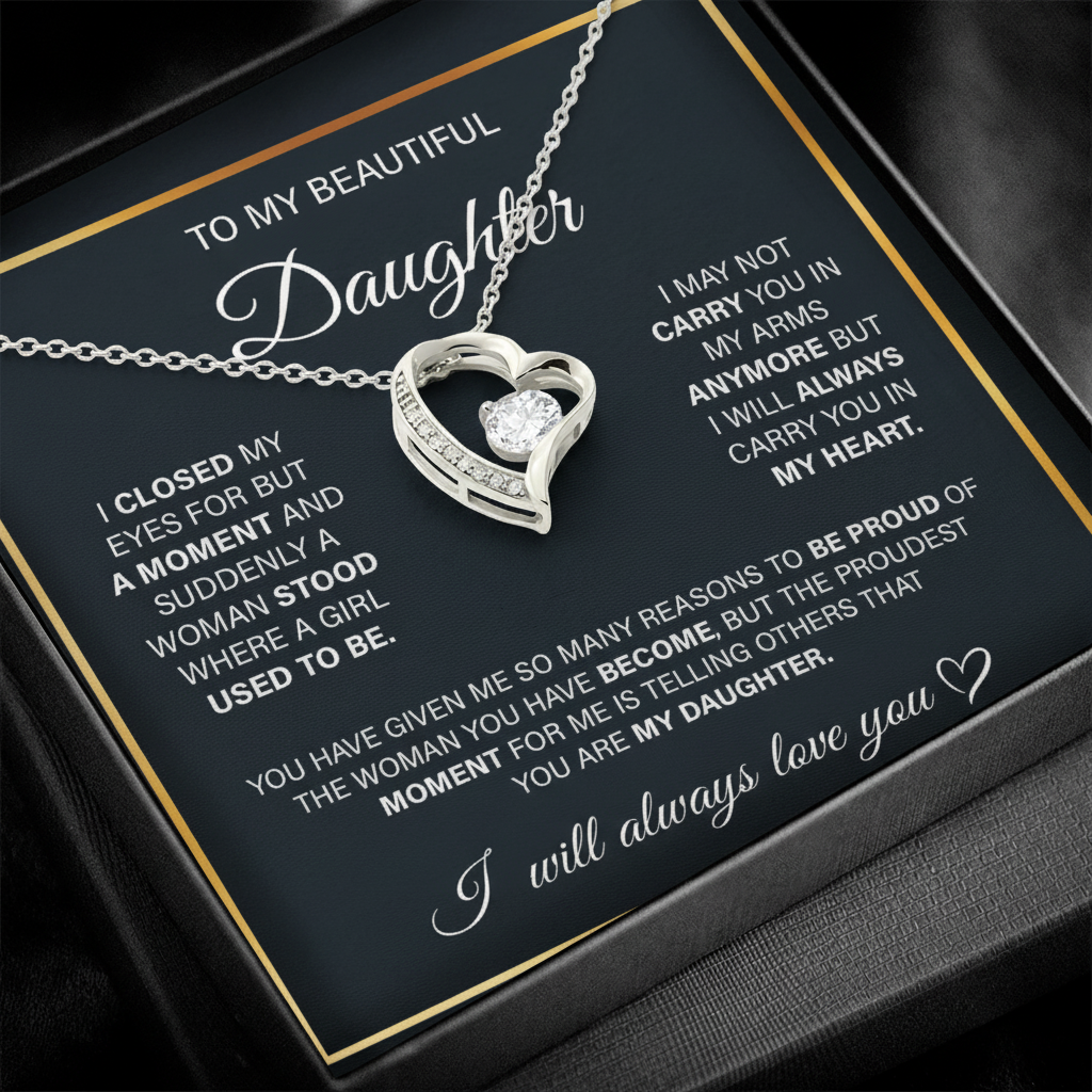 Limited Edition – Luxury Forever Love Necklace | A Timeless Gift for Daughter