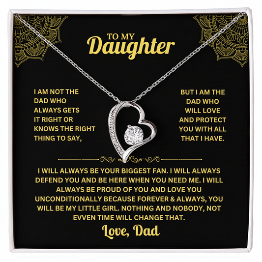 Dad’s Devotion Charm – A Beautiful Heart Necklace | With All My Love