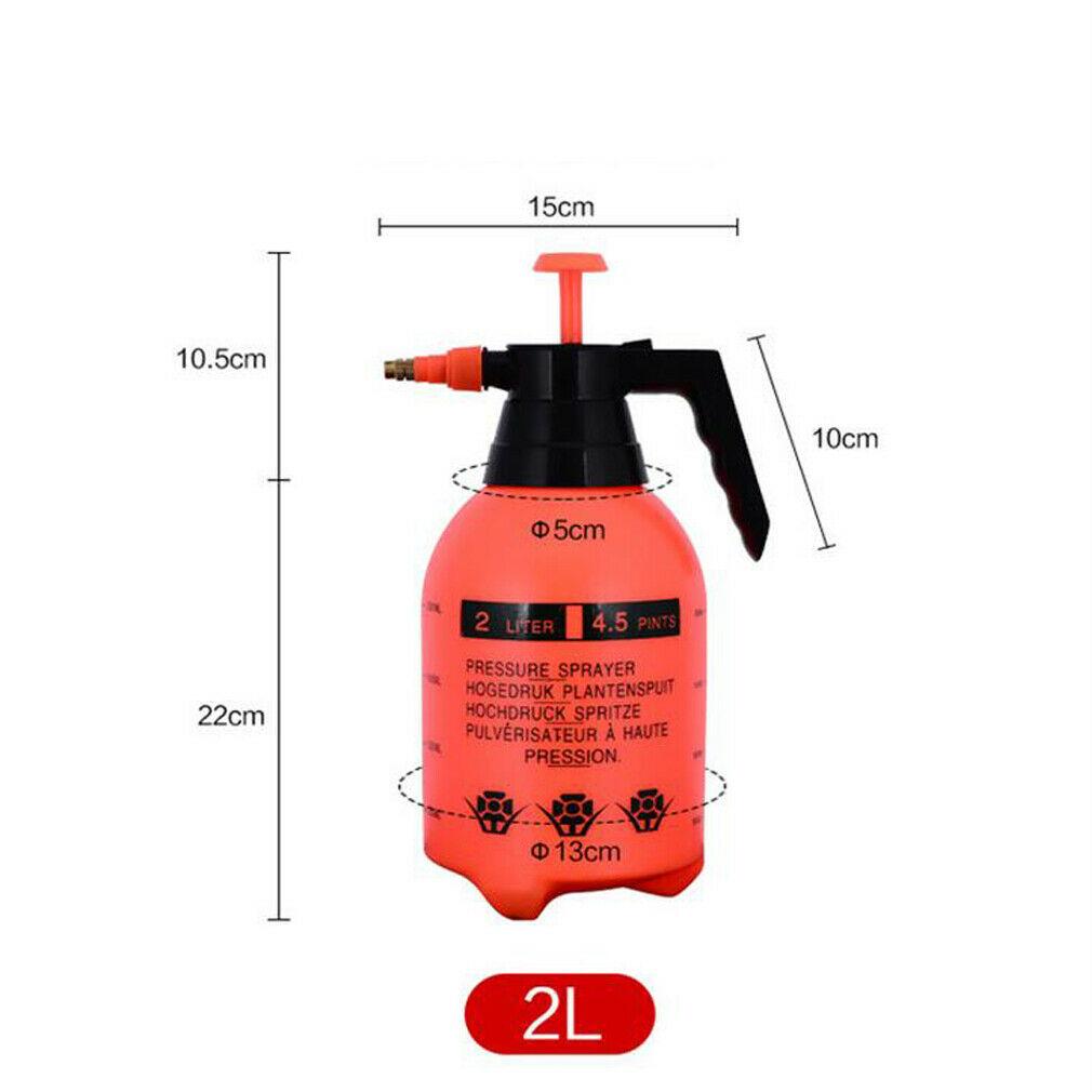 Hand-held garden sprayer with pump