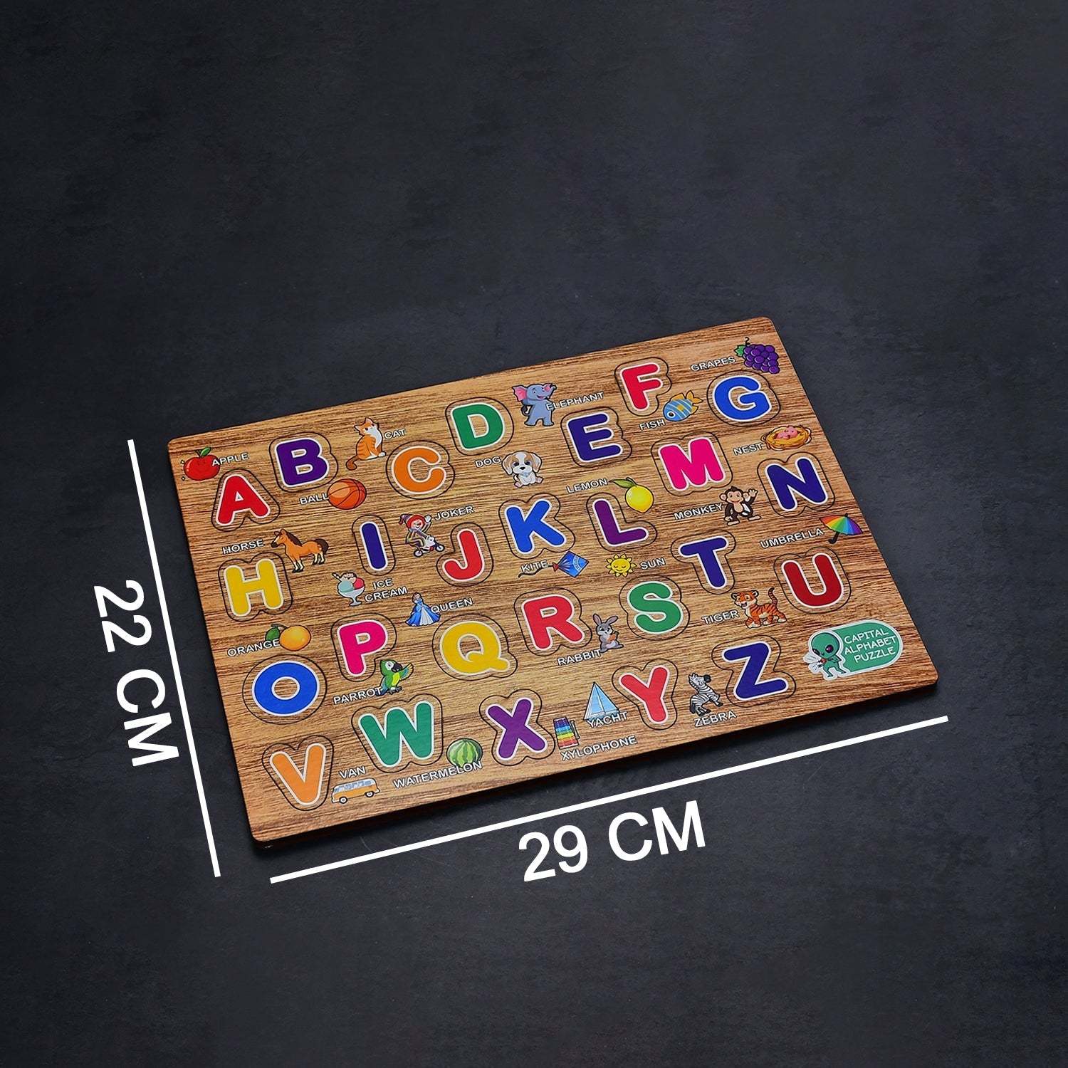 Alphabet puzzle for educational play